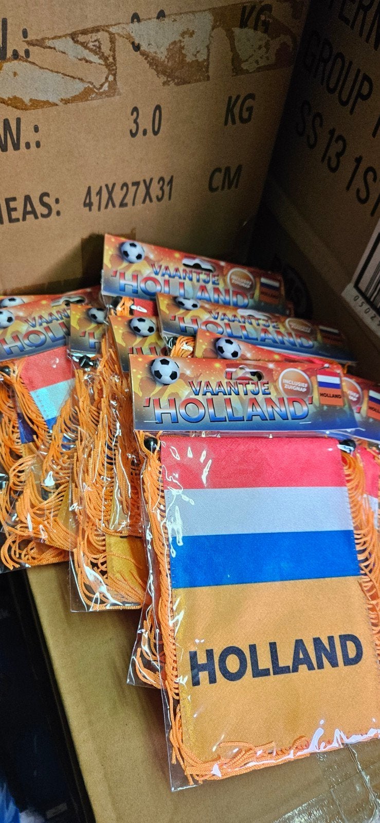 Partij handel oranje spullen wk koningsdag, Ophalen of Verzenden
