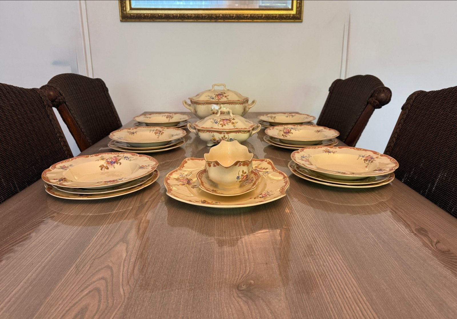 Johnson Brothers Old English Servies - 6 Personen - 21 Delen, Ophalen of Verzenden