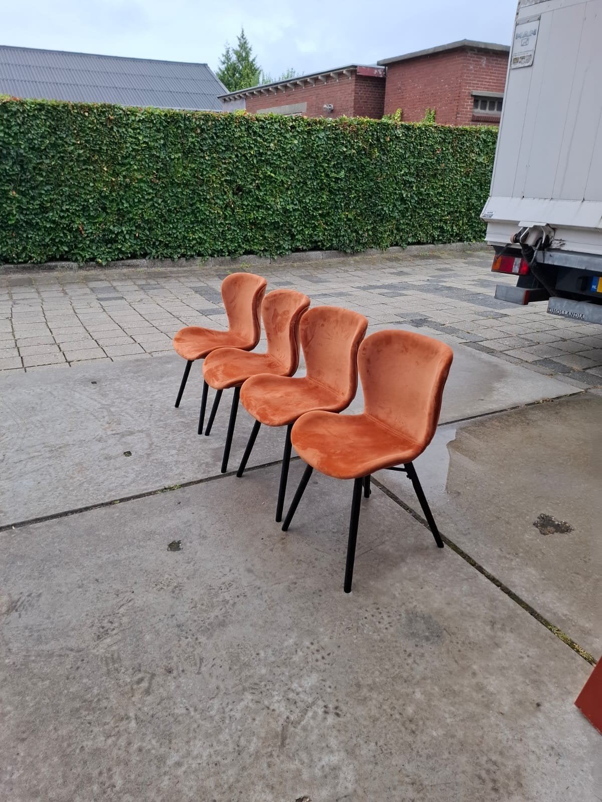 stoelen  4 stuk  mooie stoelen  4 stuks, Ophalen, Overige kleuren, Zo goed als nieuw, Vier
