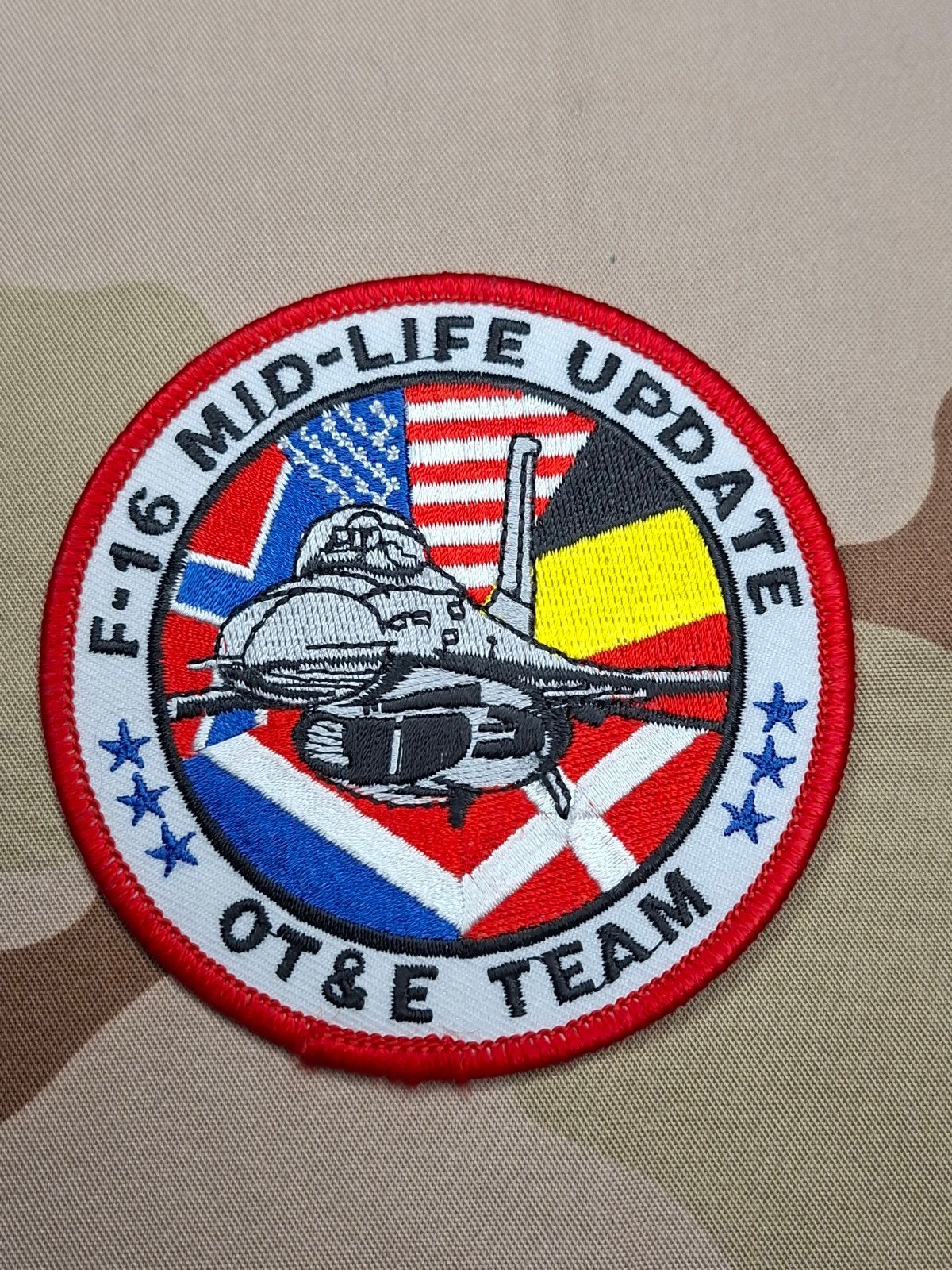 Patch F-16 Mid-life Update OT&E Team, Ophalen of Verzenden, Luchtmacht, Nederland, Embleem of Badge