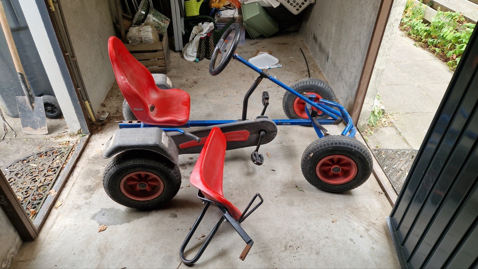 Degelijke skelter met extra zitje - opknapper, Kinderen en Baby's, Speelgoed | Buiten | Skelters, Ophalen, Gebruikt, Overige merken