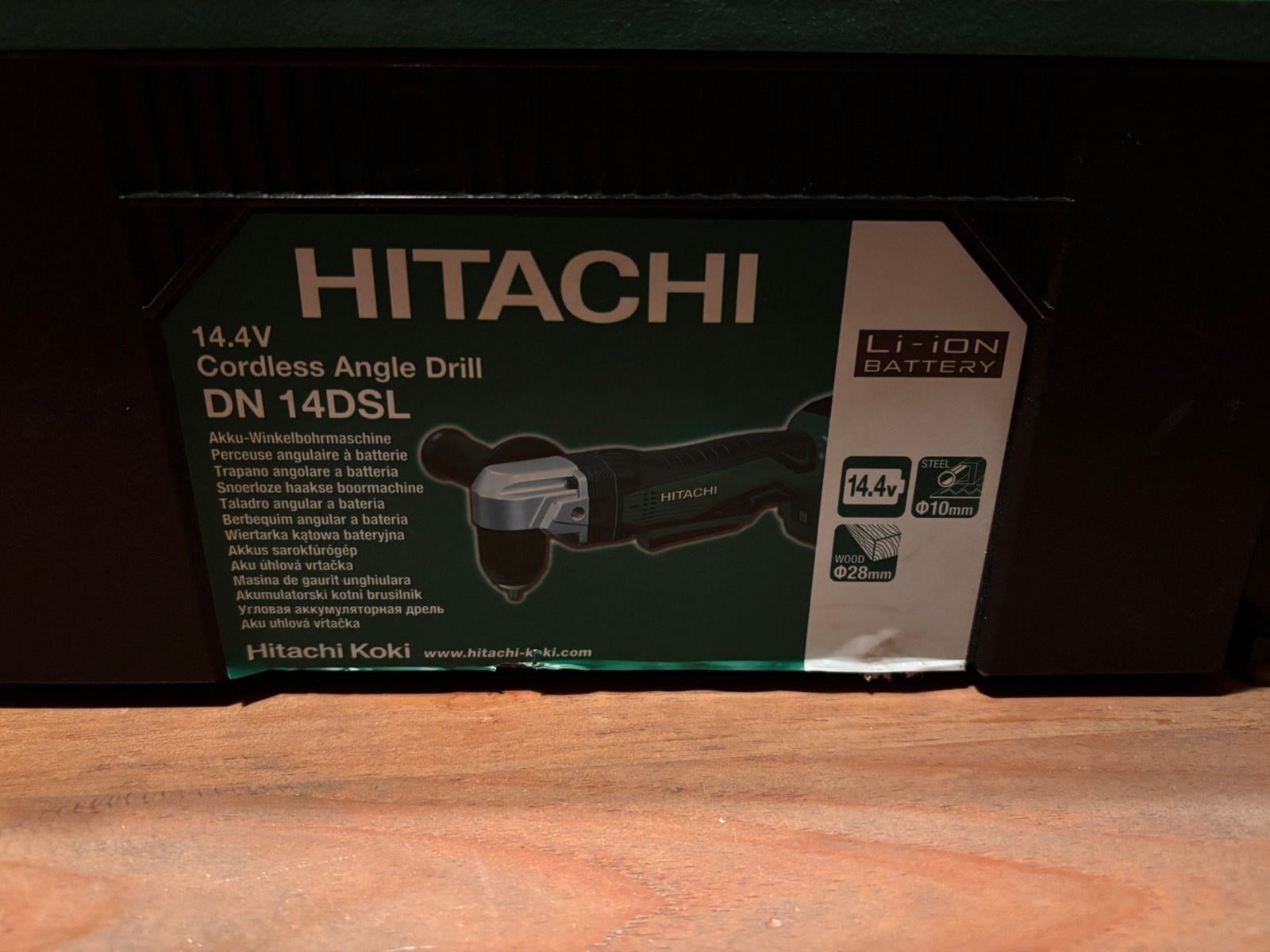 Hitachi haakse boormachine z.g.a.n 2xaccu, Doe-het-zelf en Verbouw, Gereedschap | Boormachines, Ophalen of Verzenden, Zo goed als nieuw