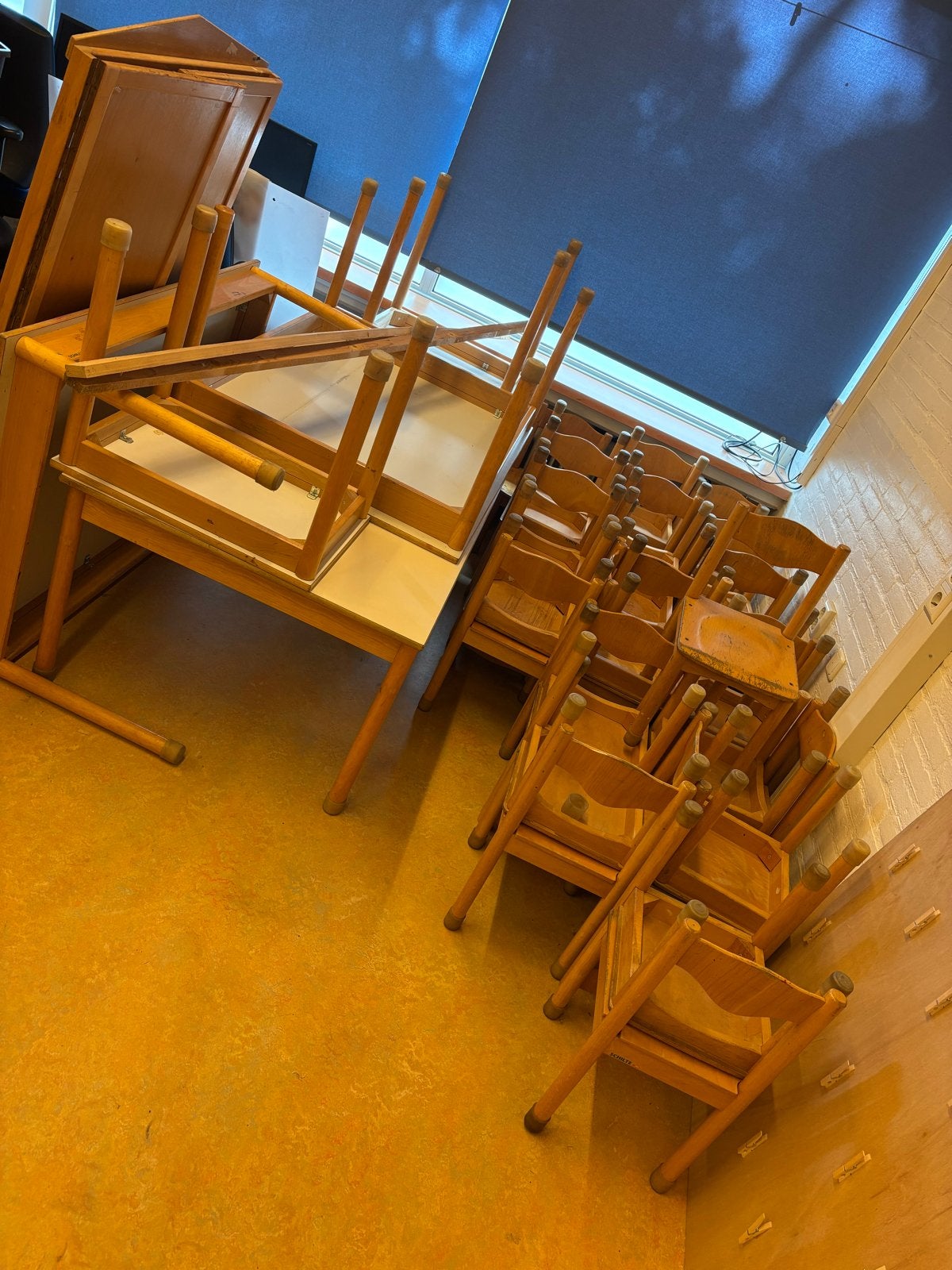 Houten stoelen voor school of kinderopvang, Ophalen, Gebruikt, Overige kleuren, Vijf, Zes of meer stoelen