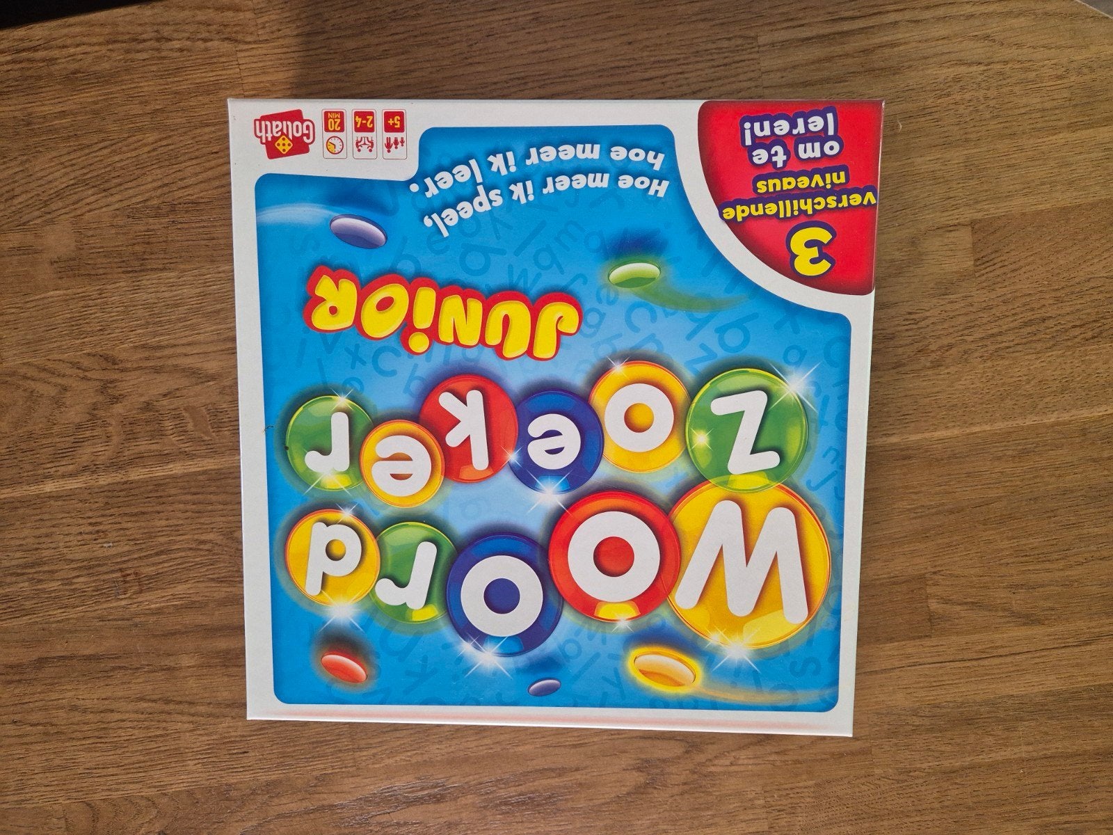 Woordzoeker Junior - Educatief Spel voor Kinderen, Een of twee spelers, Ophalen of Verzenden, Gebruikt, Goliath