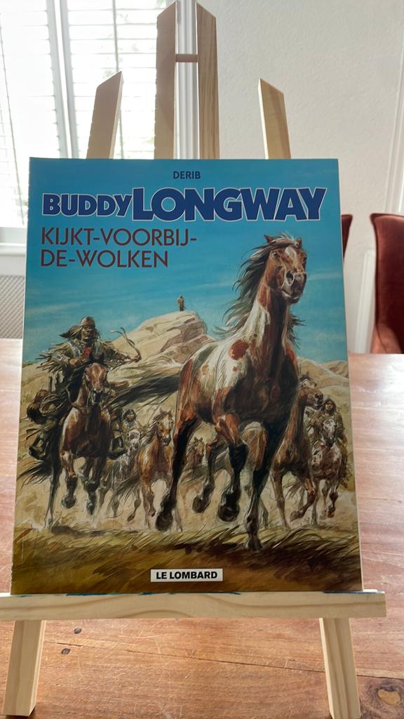 Buddy Longway - Kijkt-voorbij-de-wolken (Quasi nieuwstaat), Eén stripboek, Ophalen of Verzenden, Zo goed als nieuw
