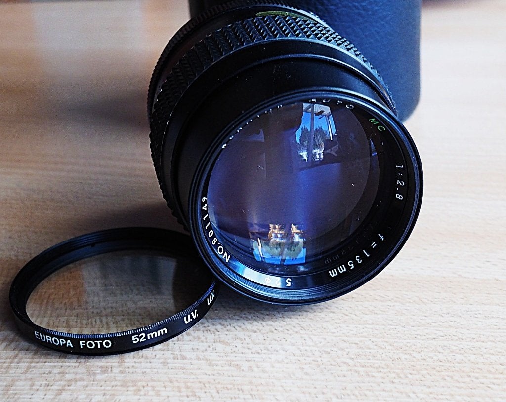 Rexatar 135mm f2.8 M42, Ophalen, 1980 tot heden, Lens of Lenzen