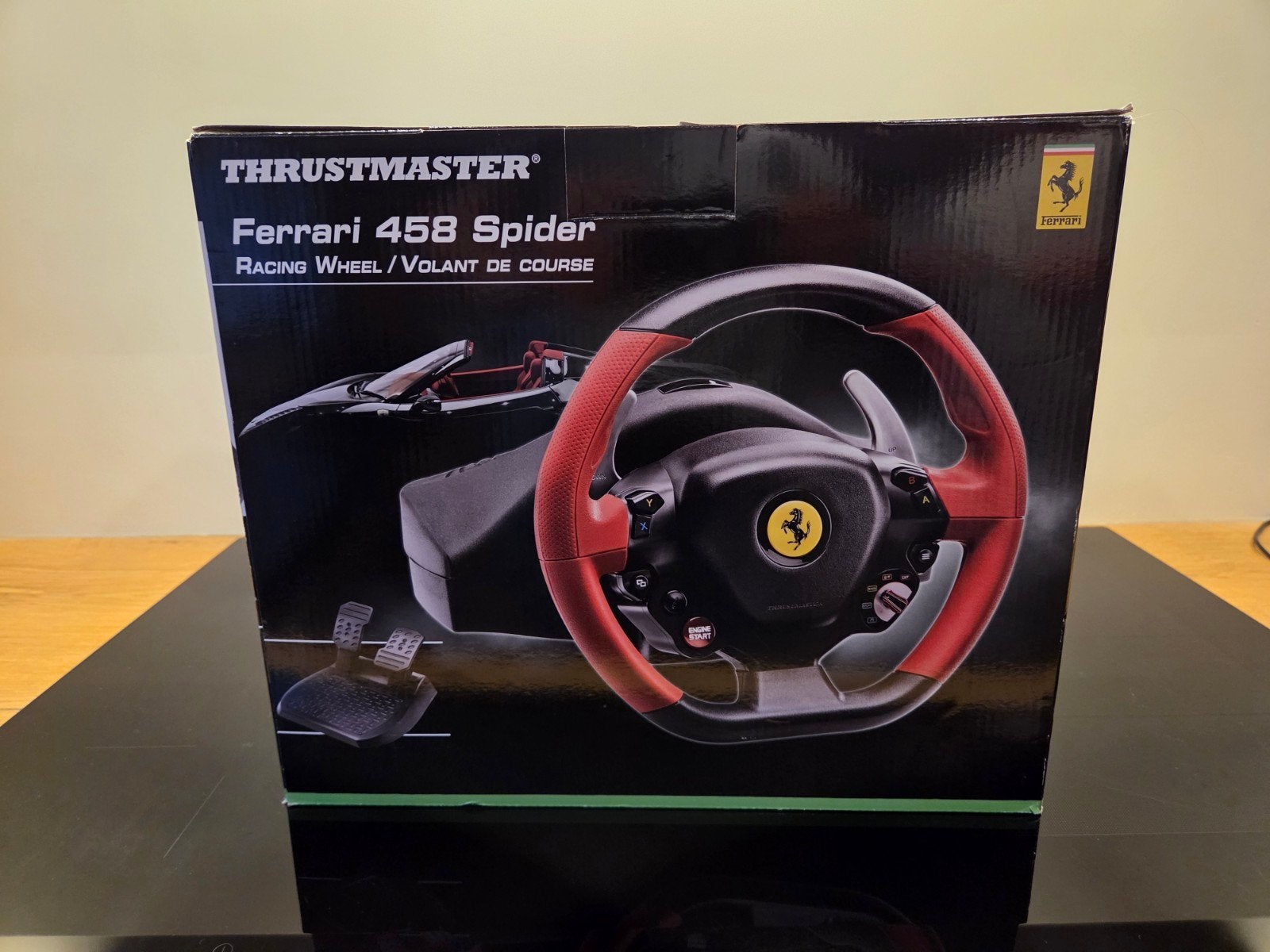 Thrustmaster Ferrari 458 Spider Racing Wheel Xbox, Racestuur, Xbox, Ophalen of Verzenden, Zo goed als nieuw