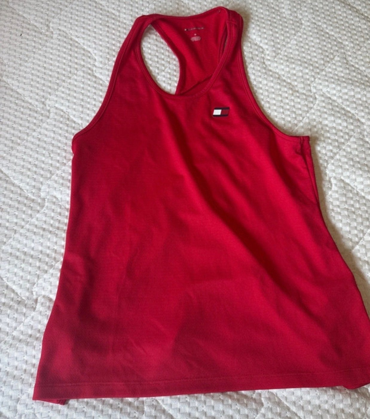 Tommy Sport rood sporttopje maat M, Kleding | Dames, Sportkleding, Maat 38/40 (M), Ophalen of Verzenden, Rood, Fitness of Aerobics