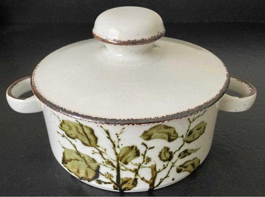 Vintage Wedgwood Greenleaves Midwinter Dek-Schaal Deksel, Huis en Inrichting, Keuken | Servies, Ophalen, Zo goed als nieuw, Aardewerk
