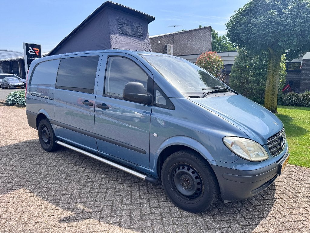 Mercedes-Benz vito 120 cdi V6 bj2007 AUTOMAAT CAMPER, Automaat, Achterwielaandrijving, 2000 kg, Blauw