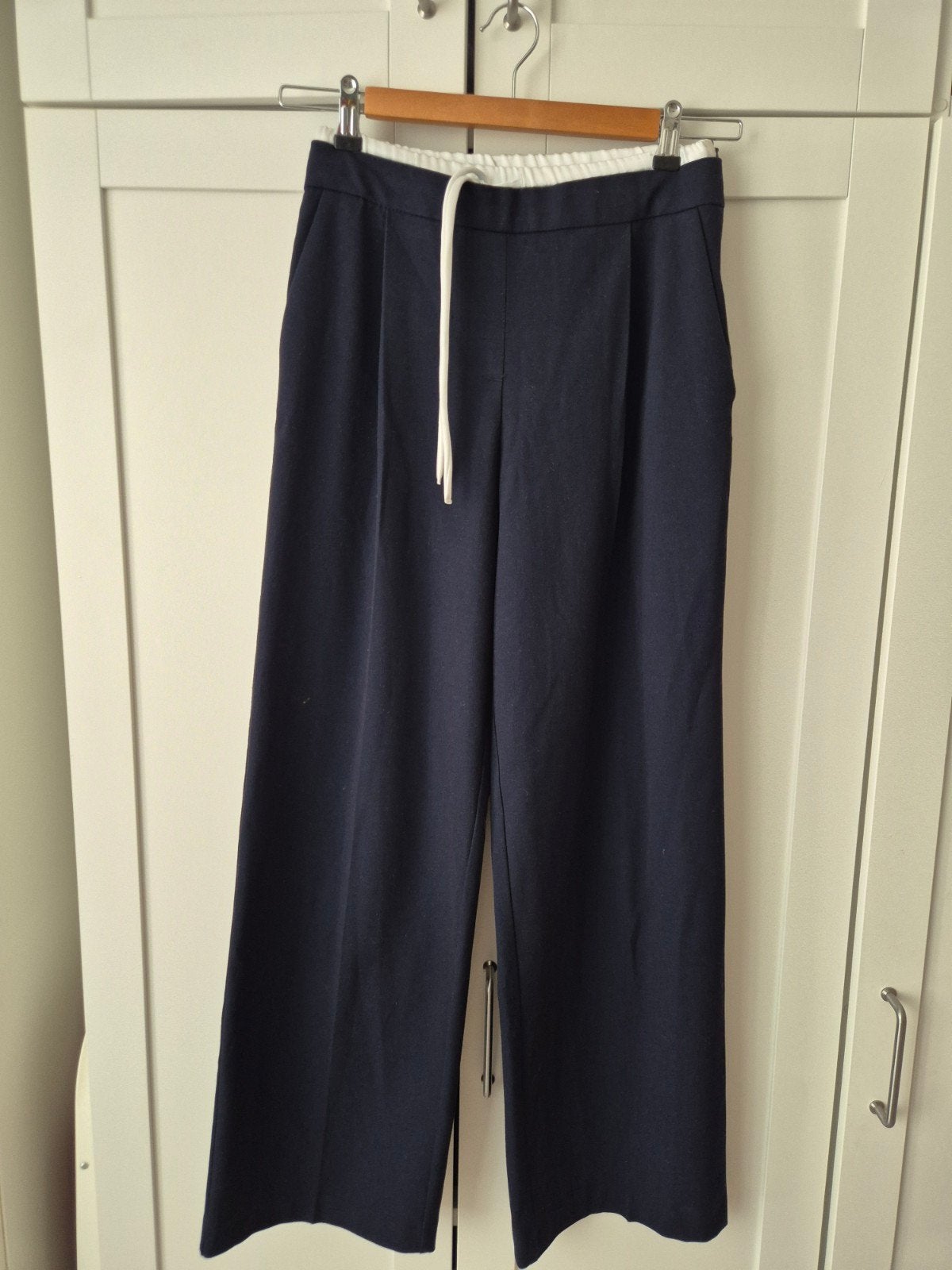 Zara donkerblauwe pantalon maat XS, Blauw, Zara, Ophalen of Verzenden, Zo goed als nieuw