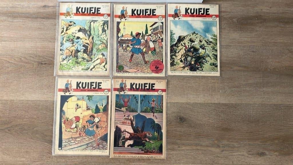 Kuifje weekbladen 1948/1949, Meerdere stripboeken, Ophalen of Verzenden, Gelezen