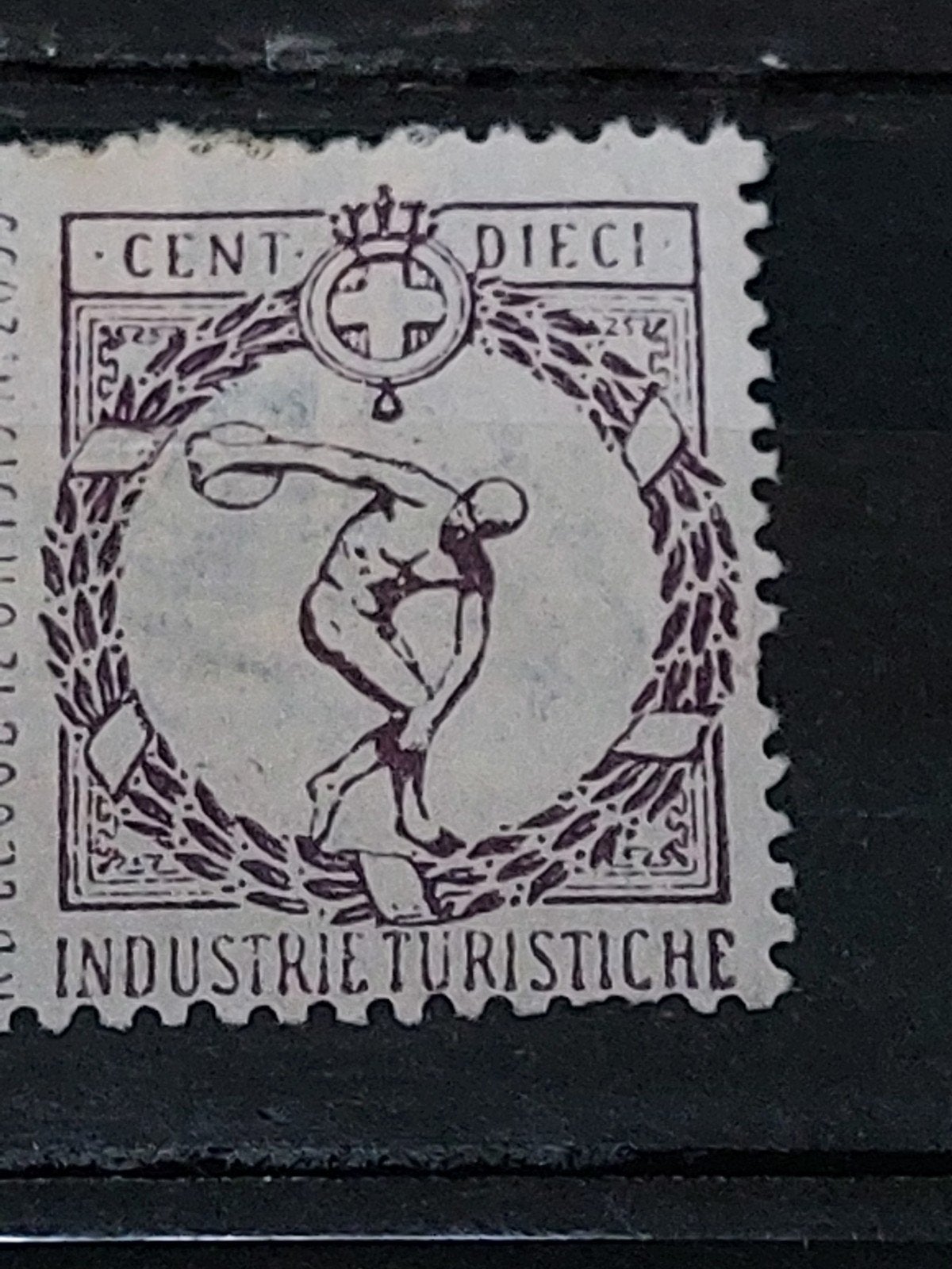 Italië cinderella belastingzegel: Industrie Turistiche, Postzegels en Munten, Ophalen of Verzenden
