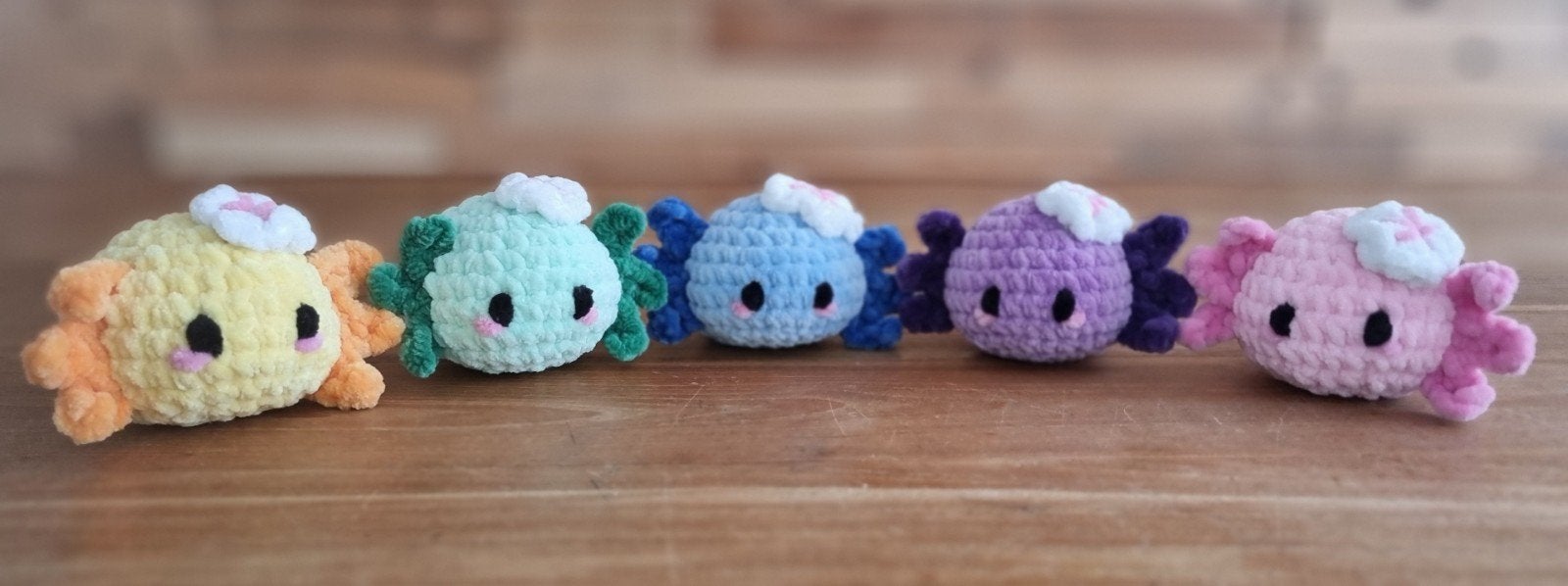 Baby axolotl knuffel, per stuk, Ophalen of Verzenden, Nieuw, Overige kleuren, Overige typen