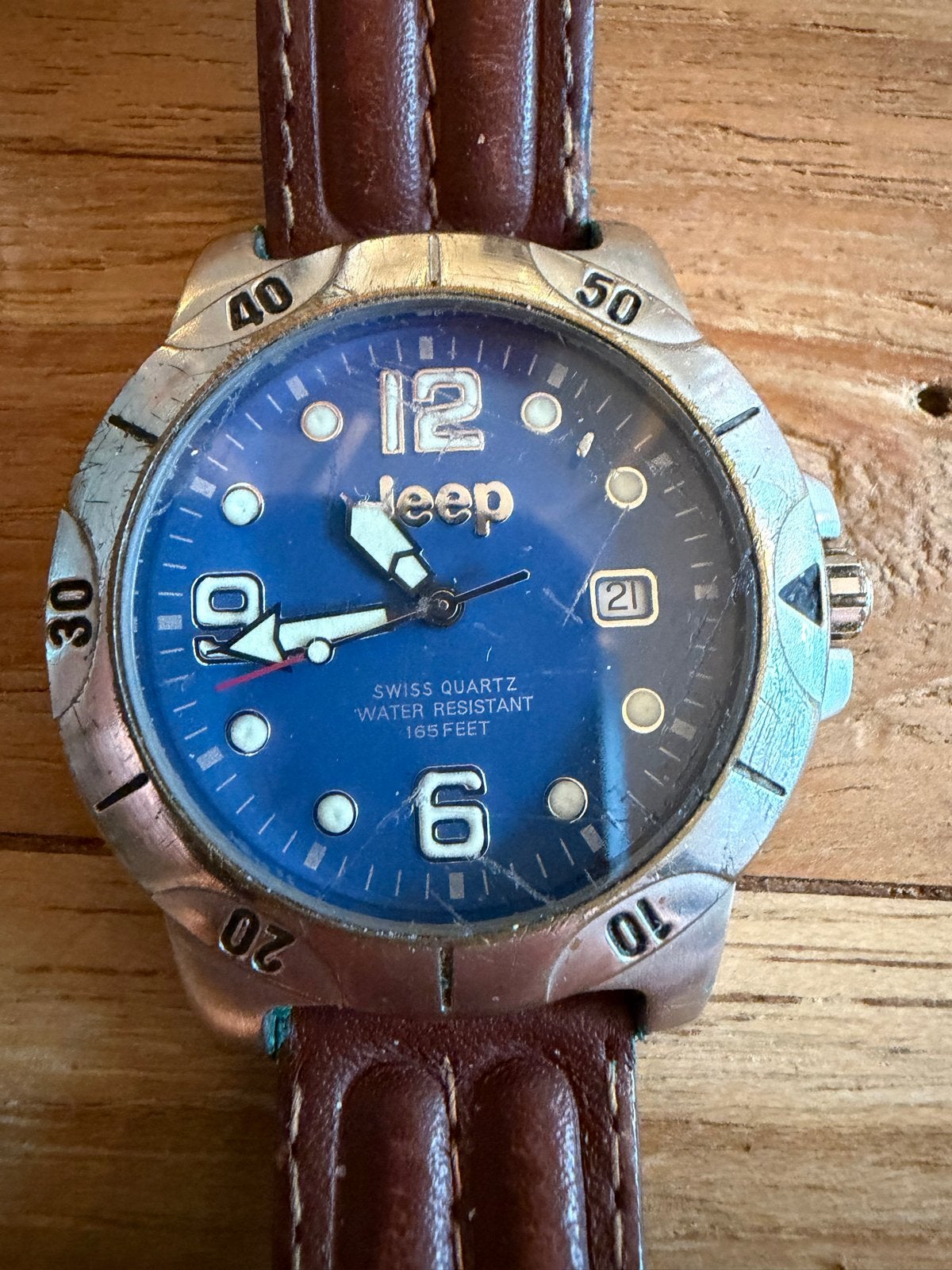 Jeep Polshorloge - Swiss Quartz, Waterbestendig, Ophalen of Verzenden, Staal, Polshorloge, Overige merken