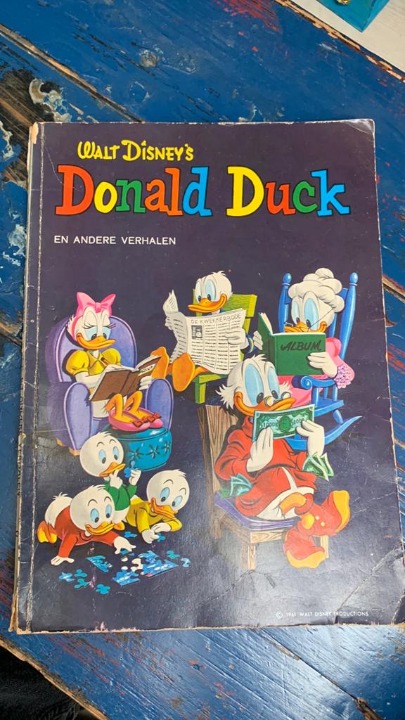 Verzamelalbum donald duck 1961 walt disney, Boeken, Eén stripboek, Verzenden, Zo goed als nieuw