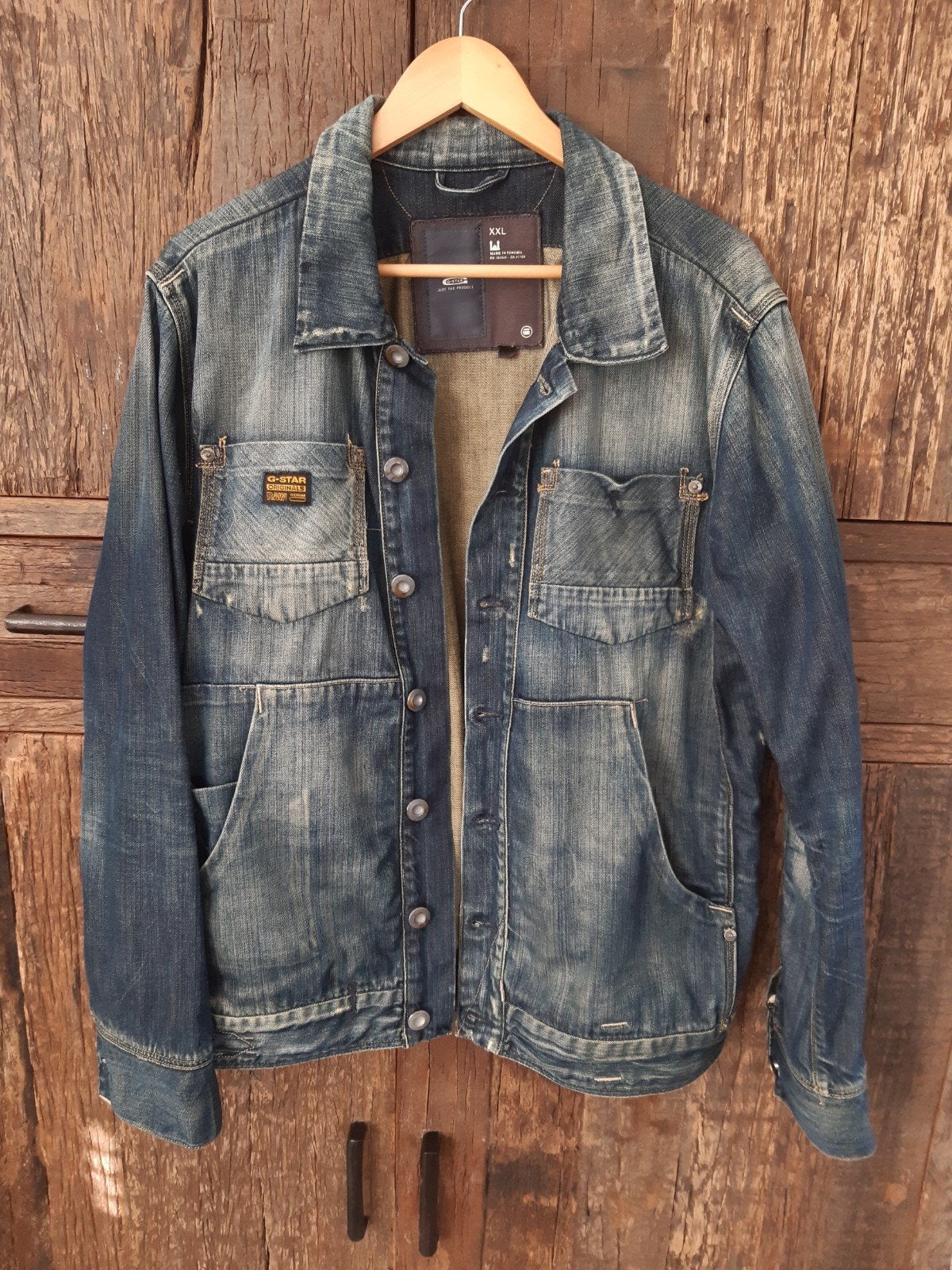 G-Star Raw Denim spijkerjas - Maat XXL, G-Star Raw, Blauw, Overige maten, Ophalen of Verzenden