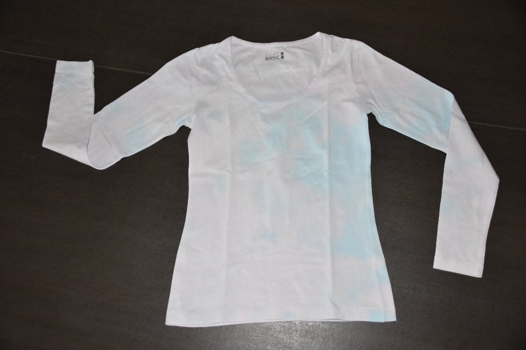 Wit Tie Dye shirtje, Wit, Ophalen of Verzenden, Lange mouw, Maat 36 (S)