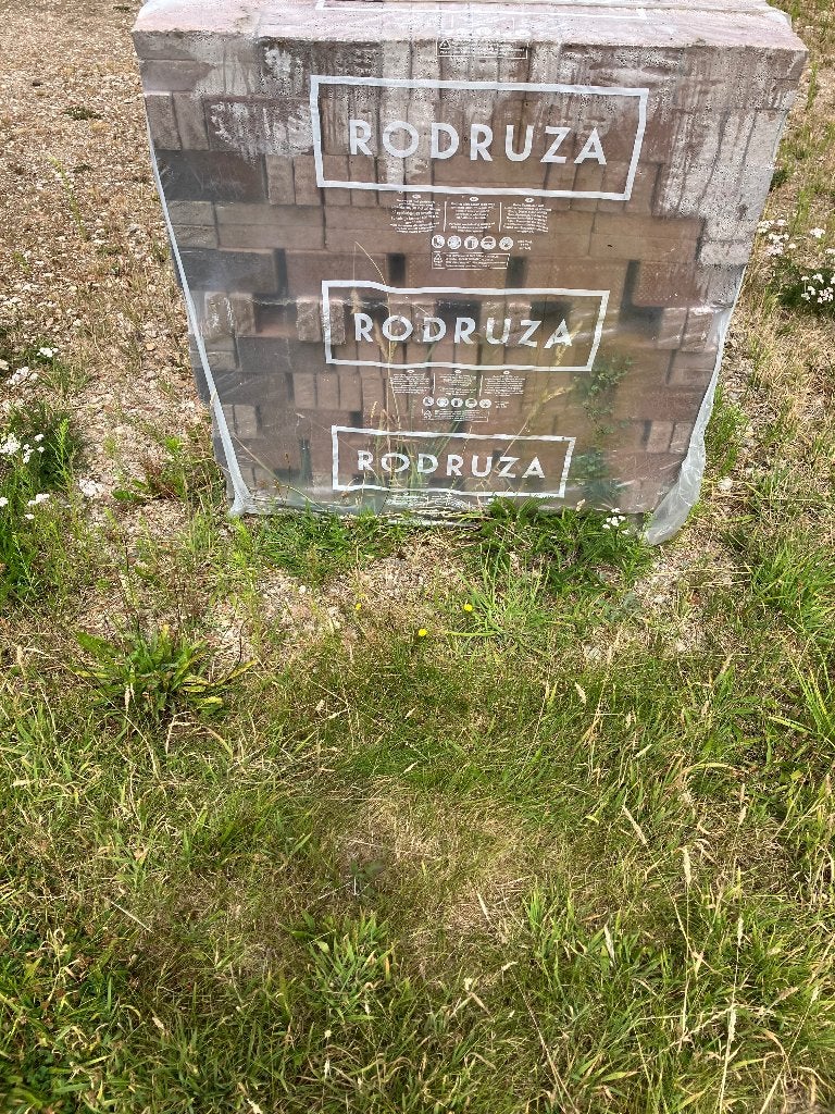 Metselstenen Rodruza Rossums bont, Ophalen, Nieuw, Bakstenen