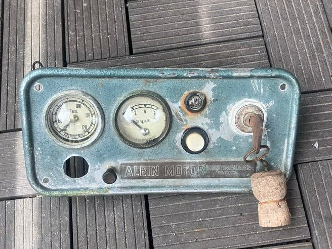 Albin Instrumentenpaneel - Vintage Motoronderdeel, Ophalen, Gebruikt, Motor en Techniek