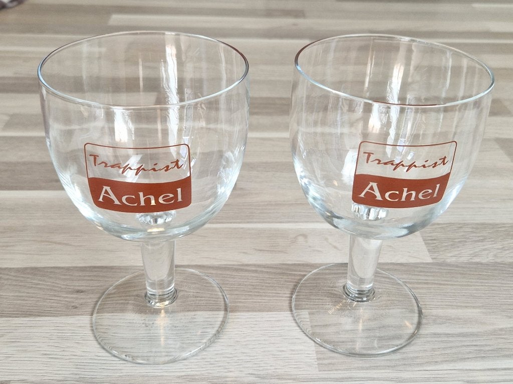 Bierglazen Achel trappist, Verzamelen, Biermerken, Ophalen of Verzenden, Nieuw, Glas of Glazen, Overige merken