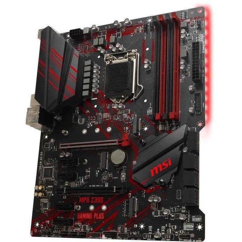 MSI MPG Z390 GAMING PLUS met Socket LGA 1151, Ophalen of Verzenden, Gebruikt, DDR4