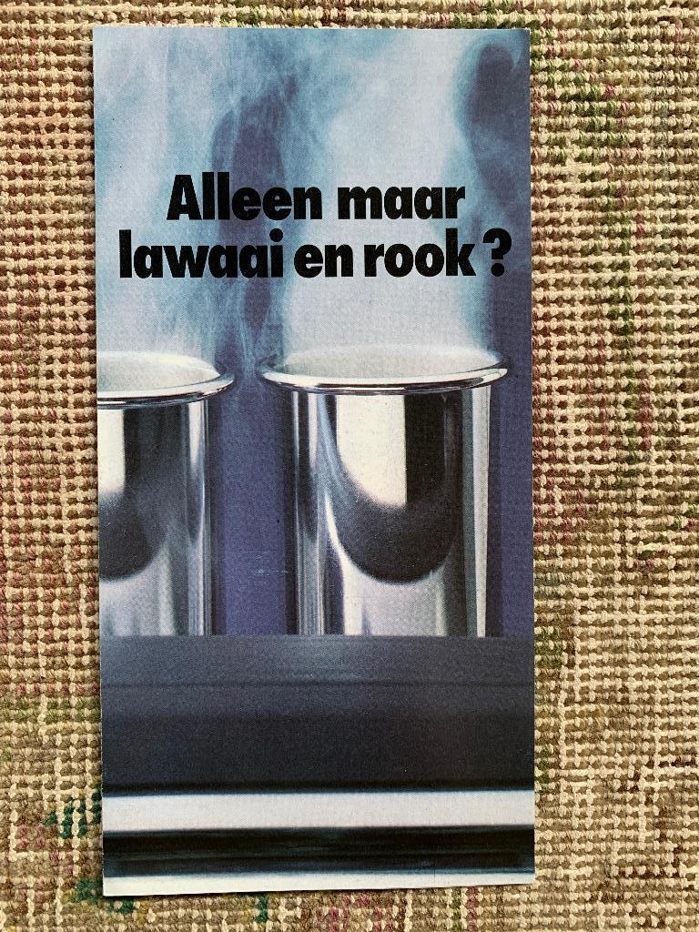 Leaflet origineel BMW uitlaatsysteem 1981 nieuw!, Nieuw, Ophalen of Verzenden, BMW, BMW