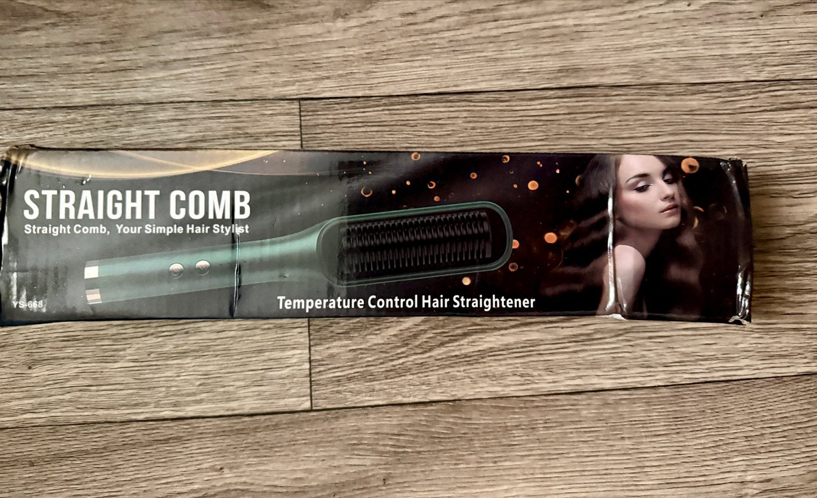 Haar Straightener Kam - Temperatuur Controle, Ophalen, Zo goed als nieuw, Haarverzorging