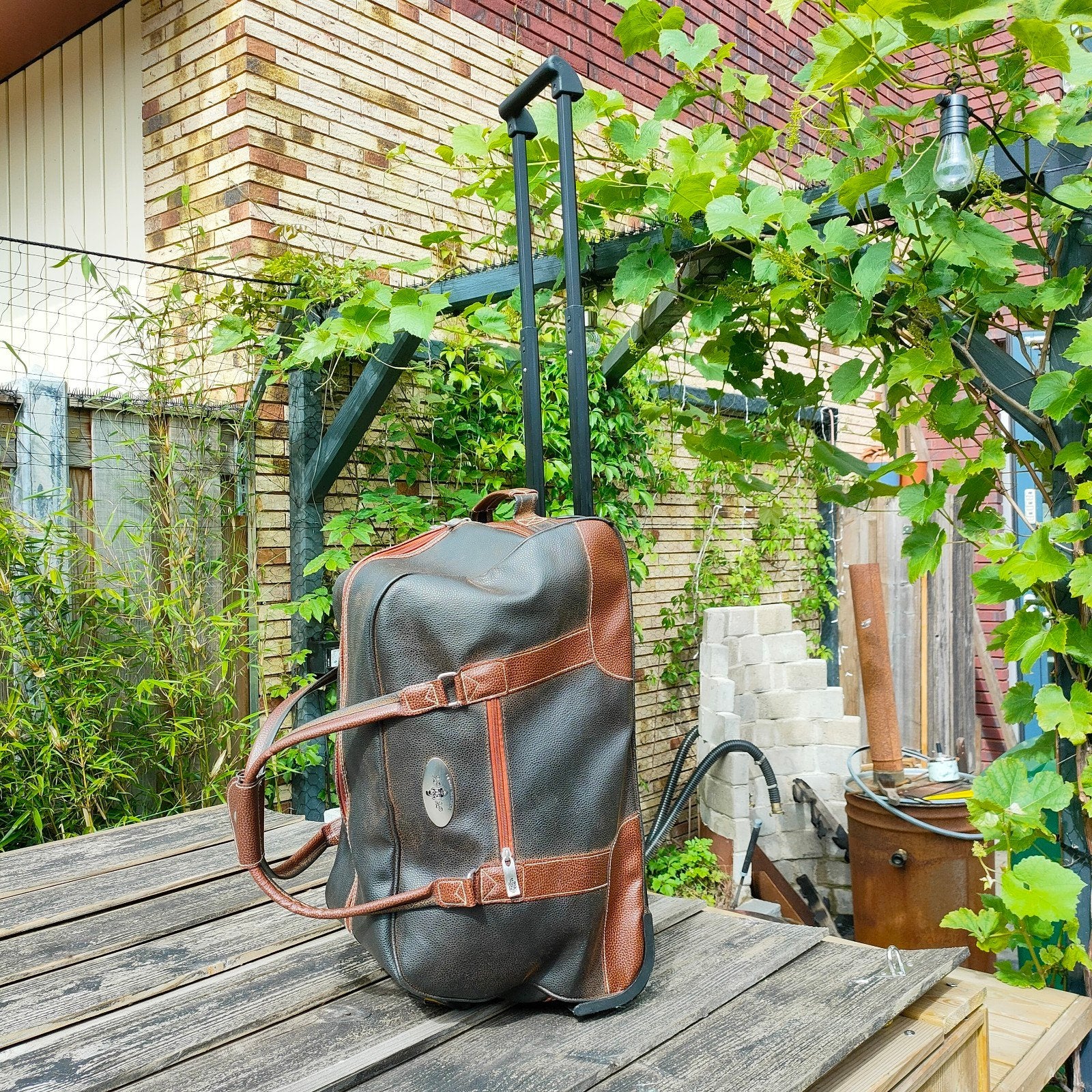 Luxe reistas, Ophalen of Verzenden, Bruin, 30 cm of meer, Minder dan 35 cm