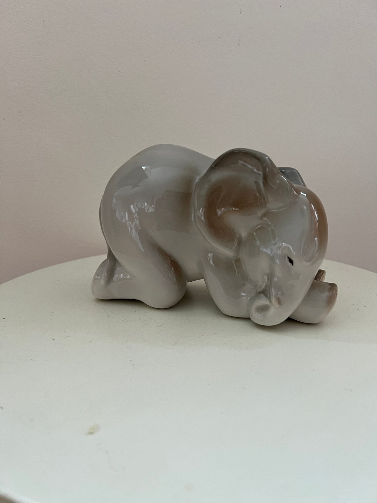 Vintage Lomonosov Porseleinen Olifant - USSR 1986, Antiek en Kunst, Ophalen of Verzenden