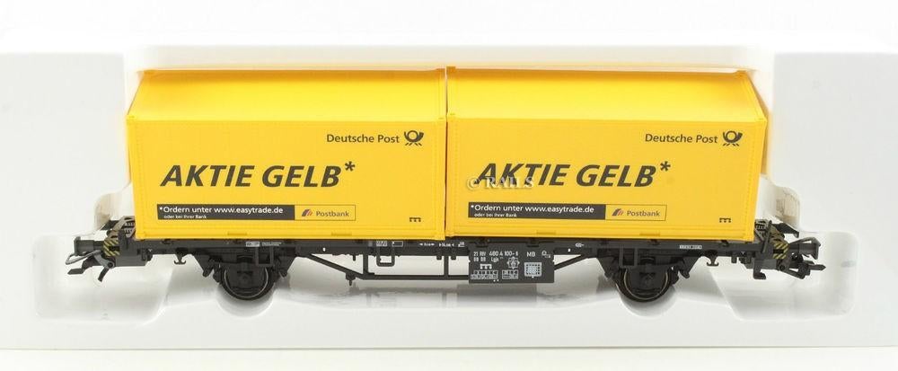 Märklin 94084  Goederenwagen: Postmuseumswagen-Deutsche Post, Wisselstroom, Ophalen of Verzenden, Märklin, Nieuw
