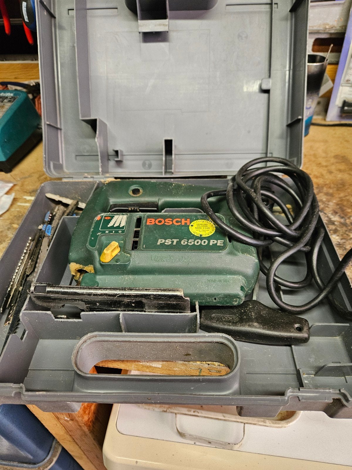 Bosch PST 6500 PE Decoupeerzaag - Gebruikt, Gebruikt, Decoupeerzaag, Ophalen of Verzenden, 30 tot 70 mm