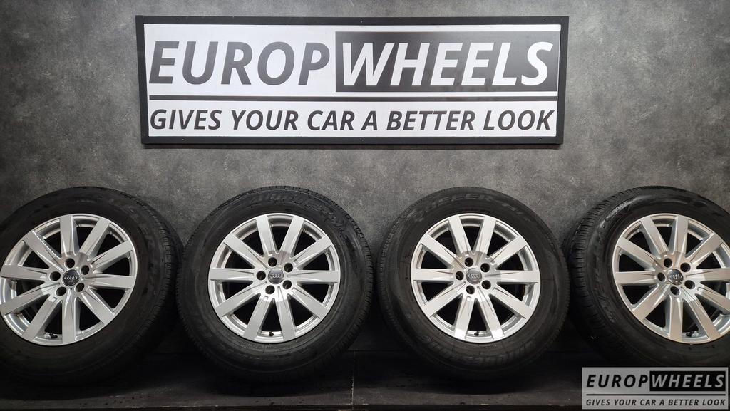 18 inch Audi Q7 5x112 velgen zomerbanden 4M Zomerbanden, Auto-onderdelen, 19 inch, Gebruikt, -, -