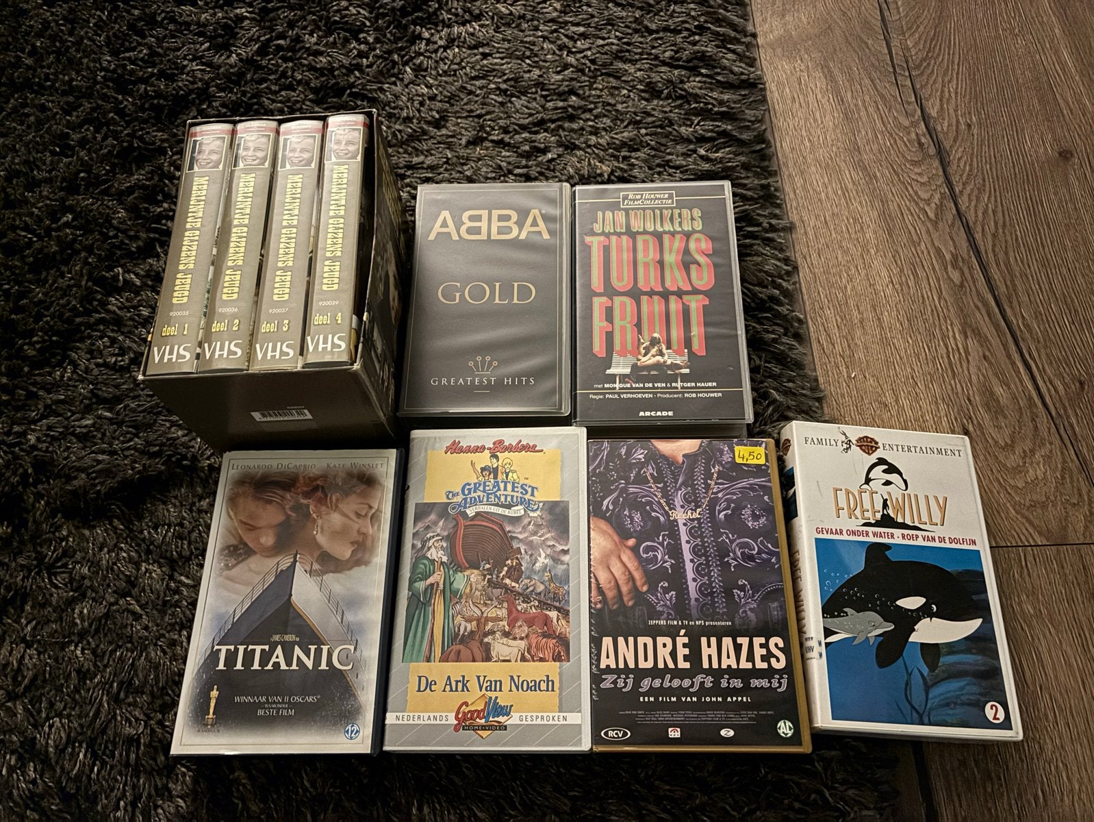 VHS banden collectie ook los te koop, Boxset, Gebruikt, Overige genres, Vanaf 12 jaar