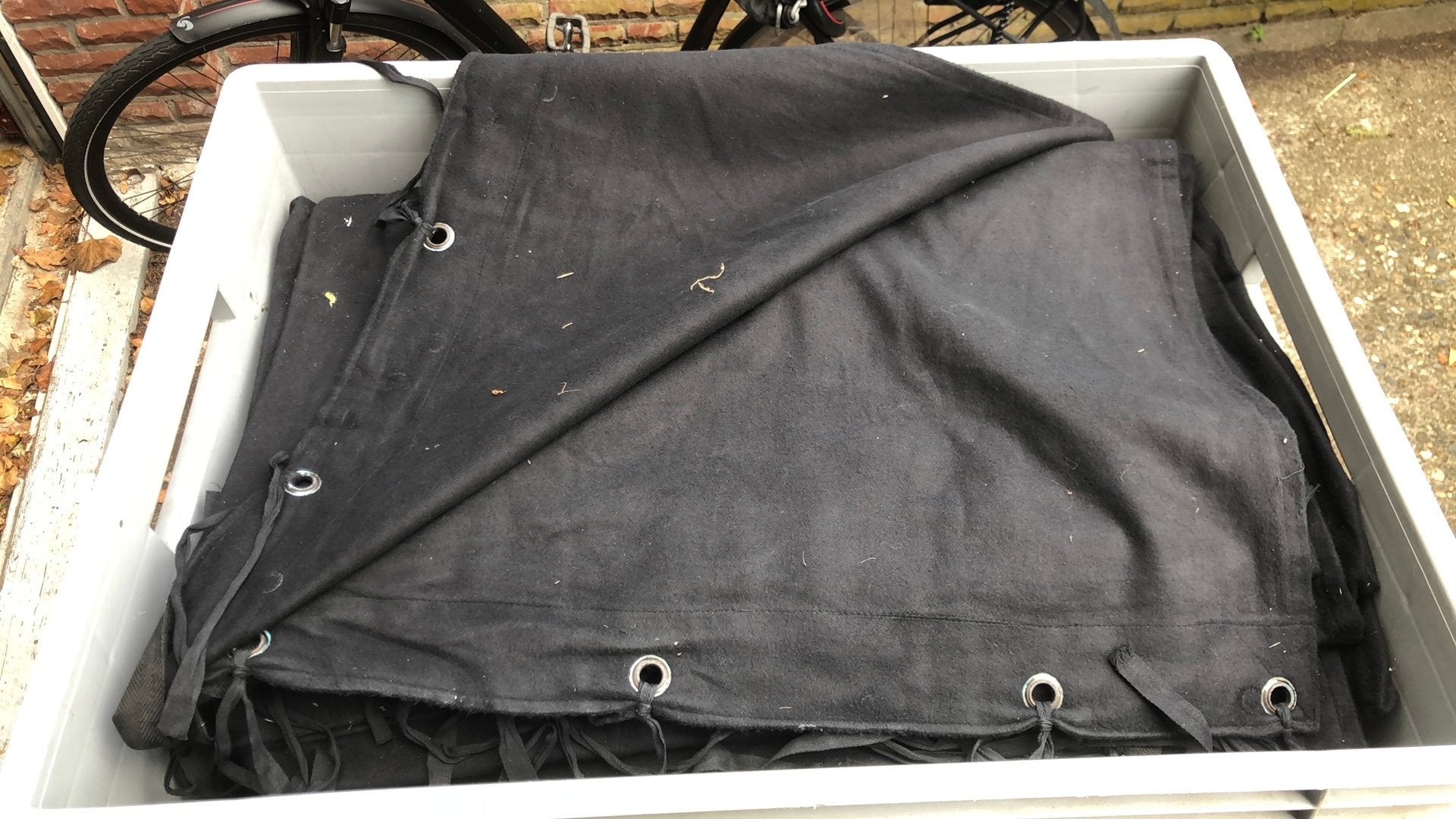 Verduisterdoek met lint 2,60x3,80, Ophalen of Verzenden, Zo goed als nieuw
