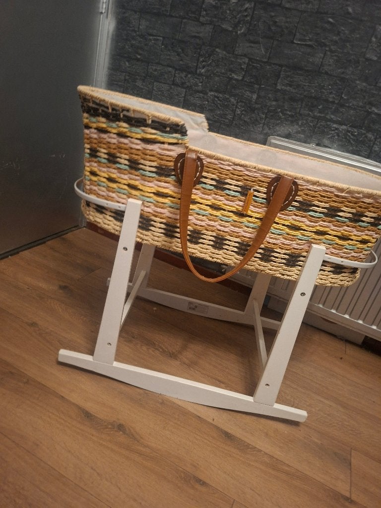 Childhome rieten wieg voor unisex, Ophalen of Verzenden, Zo goed als nieuw, Wieg