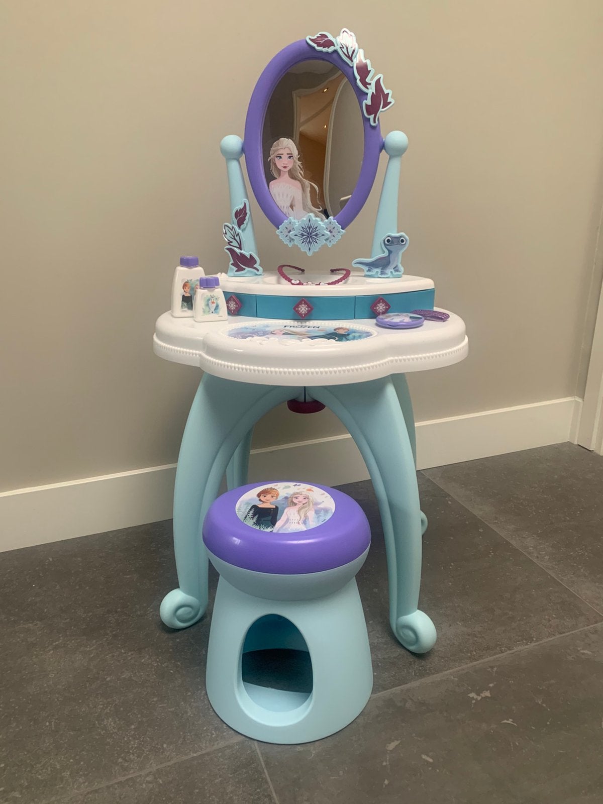 Disney frozen make-up/kaptafel, Ophalen of Verzenden, Zo goed als nieuw