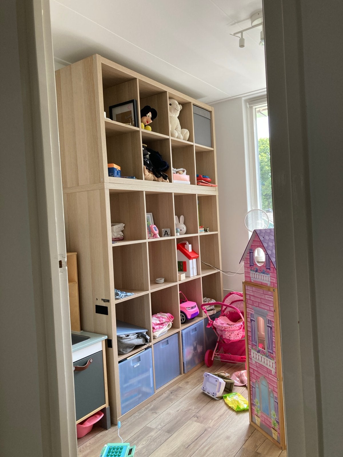 Kallax kasten 16vaks en 8vaks. Exclusief bakken, Ophalen, Met plank(en), Gebruikt, 100 tot 150 cm