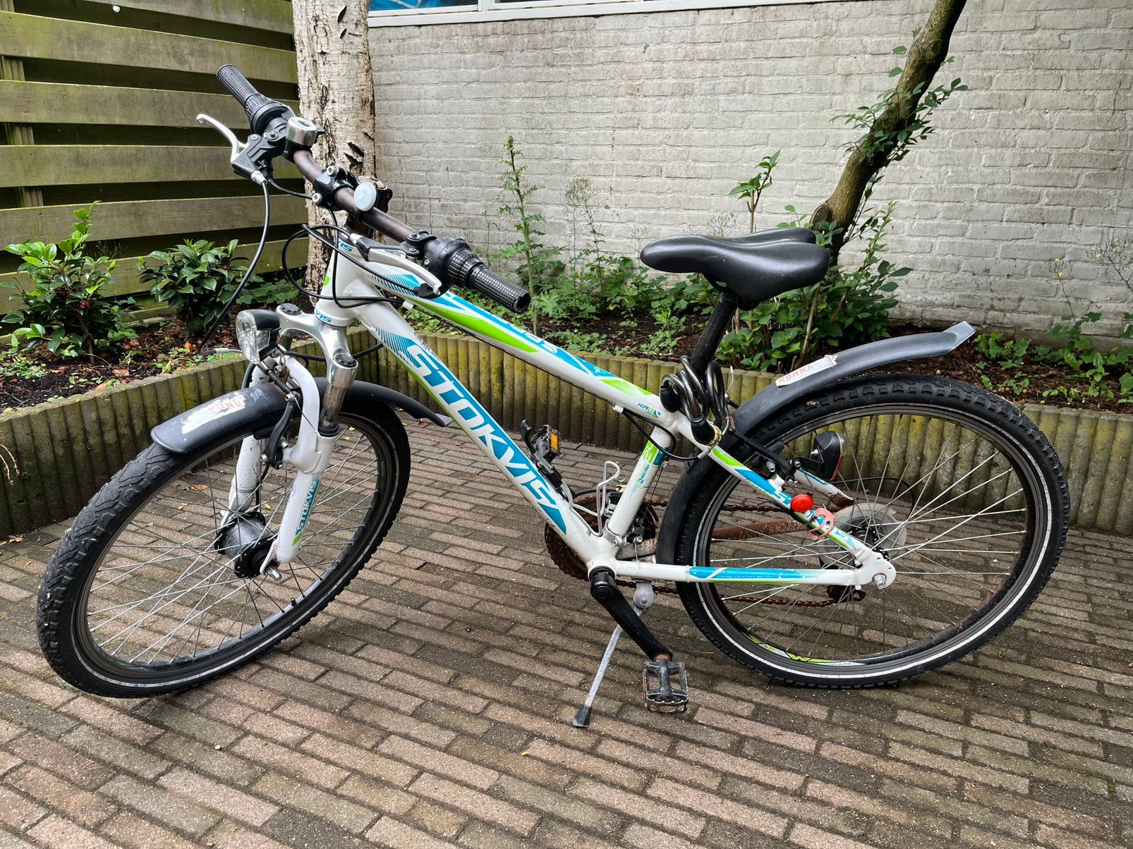 Kindermoutainbike 24 inch, Fietsen en Brommers, Fietsen | Jongens, Ophalen, Velgrem, Versnellingen, Gebruikt