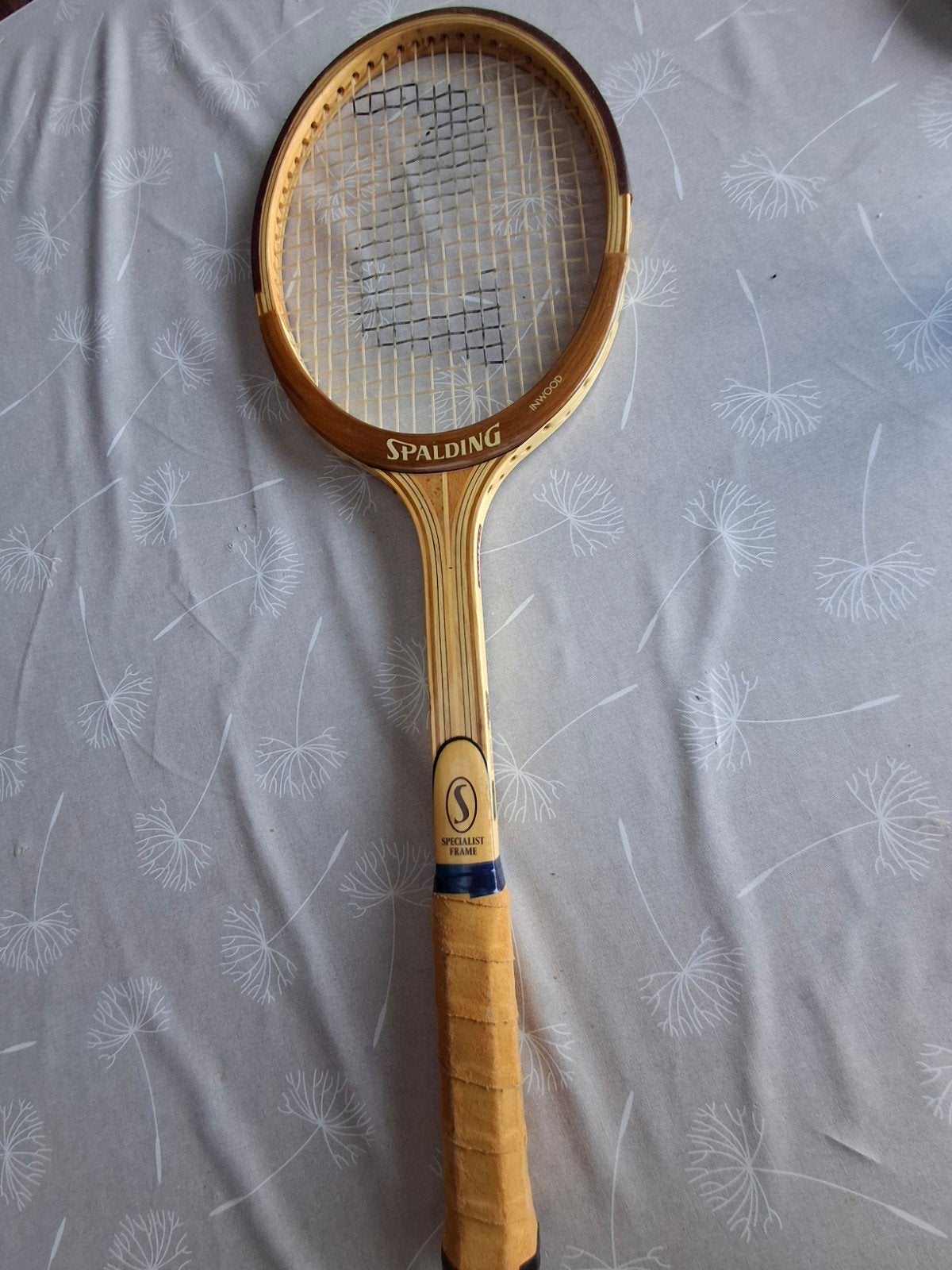 Vintage  tennisracket duo Wilson & Spalding, Ophalen of Verzenden, Gebruikt, Racket, Overige merken