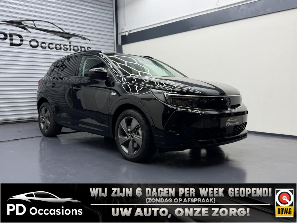 Opel Grandland 1.6 Turbo Plug-In Hybrid Ultimate 225PK - Cam, Gebruikt, Zwart, 4 cilinders, Zwart