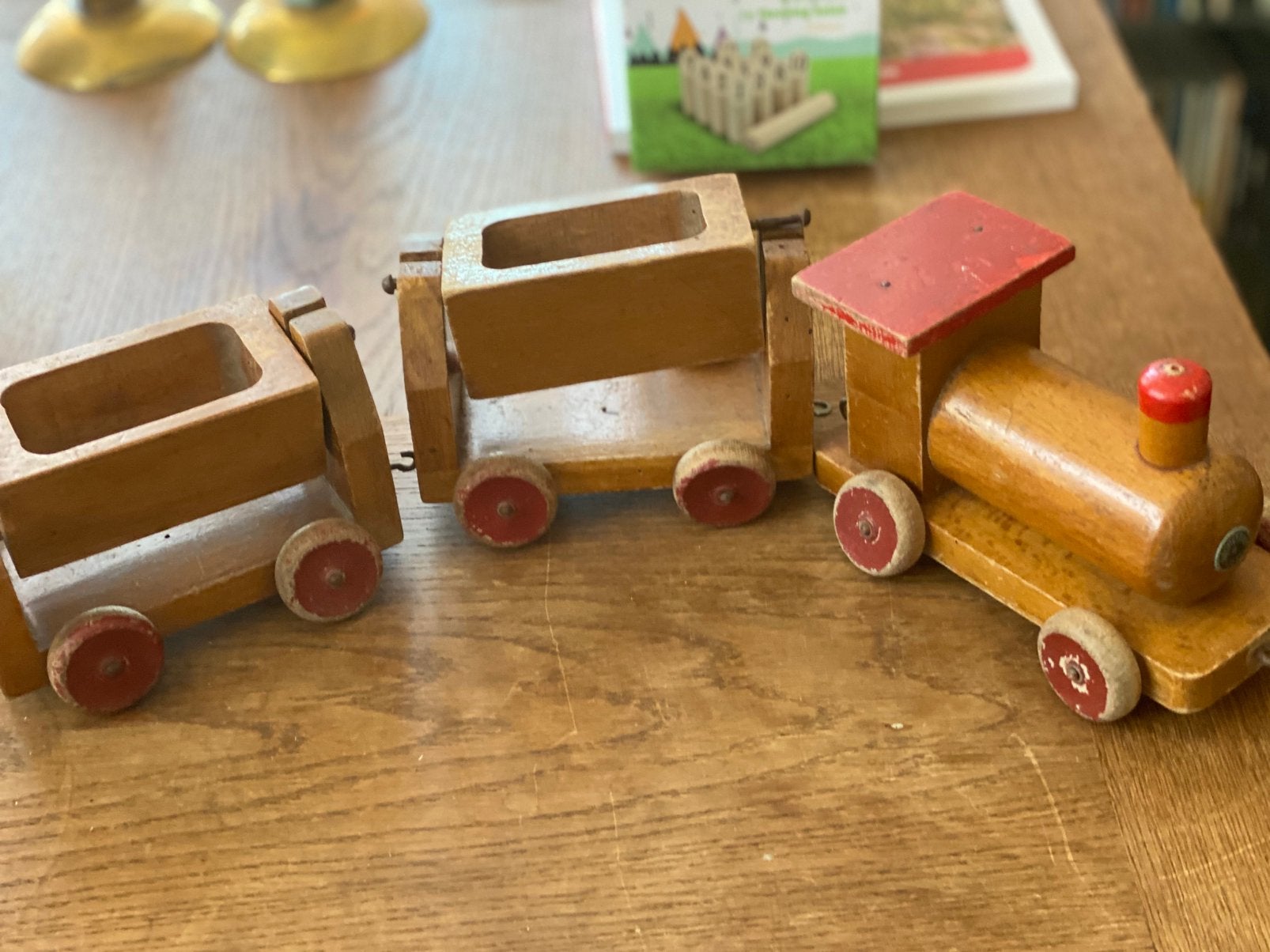 Nooit gedacht houten trein, Ophalen of Verzenden