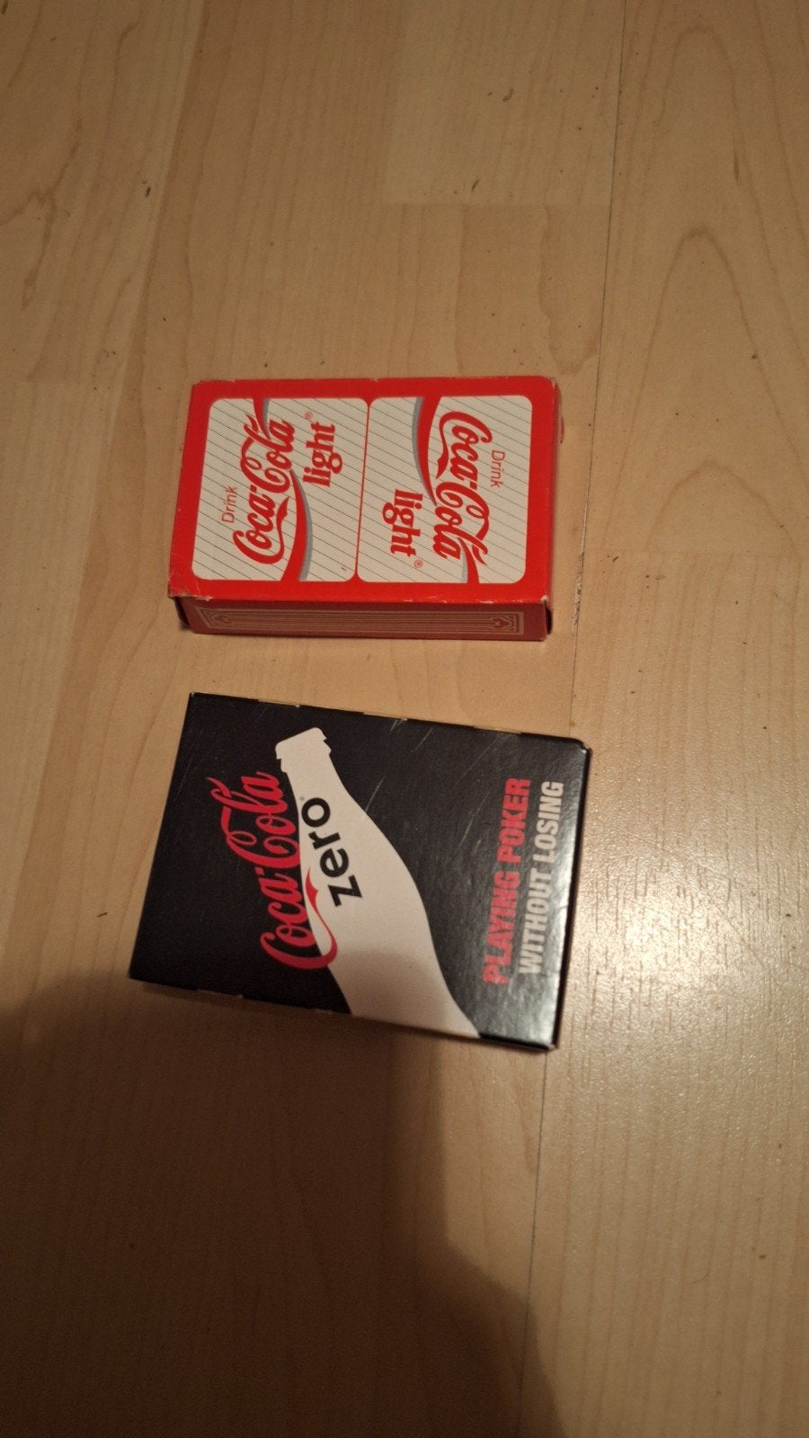 Coca-Cola speelkaarten - Light en Zero edities, Vijf spelers of meer, Ophalen, Gebruikt, Coca-Cola