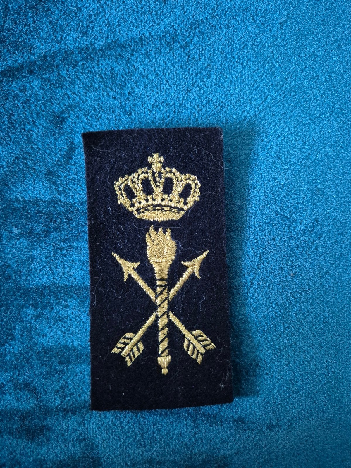 Patch Marine dienstvak embleem Sergeant Machinist, Ophalen of Verzenden, Marine, Nederland, Embleem of Badge