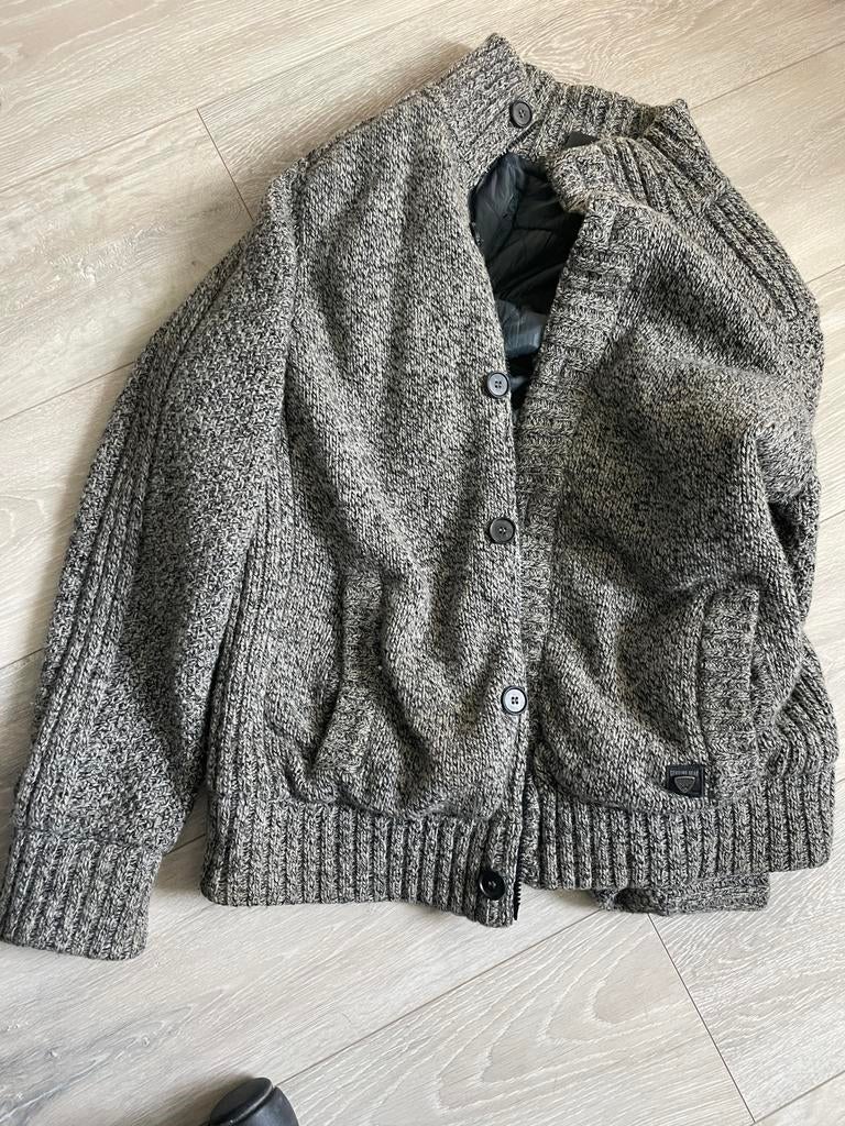Vanguard vest. Maat L. Grijs. Geen pluizen!, Kleding | Heren, Jassen | Zomer, Ophalen of Verzenden, Zo goed als nieuw, Grijs