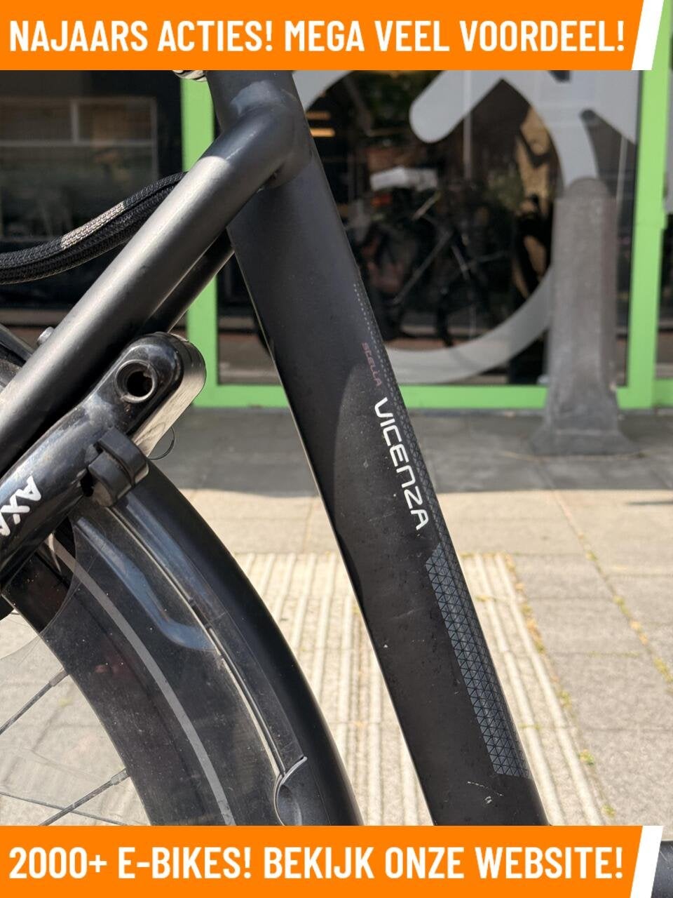 Stella Vicenza Elektrische fiets met voorwiel motor bij MRA, Gebruikt, Overige merken