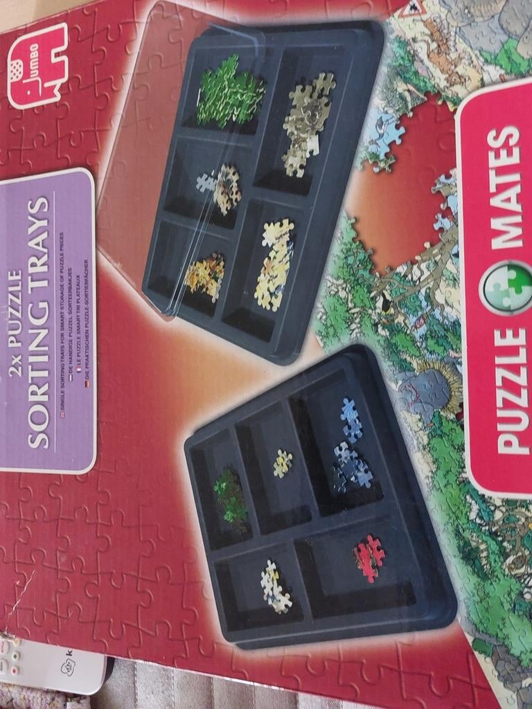 Puzzel uitsorteerbakjes, Hobby en Vrije tijd, Denksport en Puzzels, Ophalen of Verzenden, Minder dan 500 stukjes