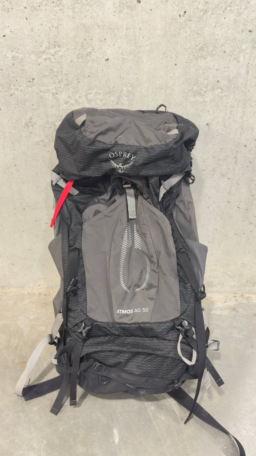 Osprey Atmos AG 50 L/XL -ZGAN, Overige merken, 25 tot 40 cm, Ophalen of Verzenden, Zo goed als nieuw