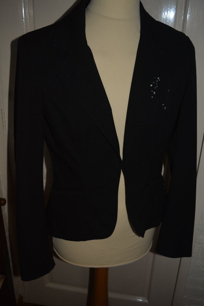 Only, zwart jasje met studs, maat 40/42, Kleding | Dames, Maat 38/40 (M), Only, Zwart, Ophalen of Verzenden