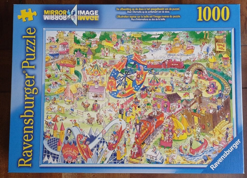 Mirror image puzzel - legpuzzel Ravensburger, Ophalen of Verzenden, 500 t/m 1500 stukjes, Zo goed als nieuw, Legpuzzel